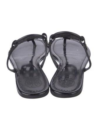 Tory Burch Patent Leather T-Strap Sandals