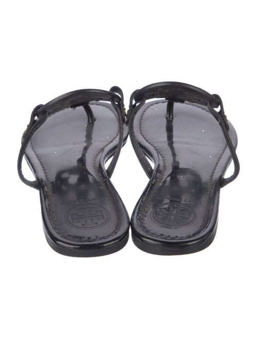 Tory Burch Patent Leather T-Strap Sandals