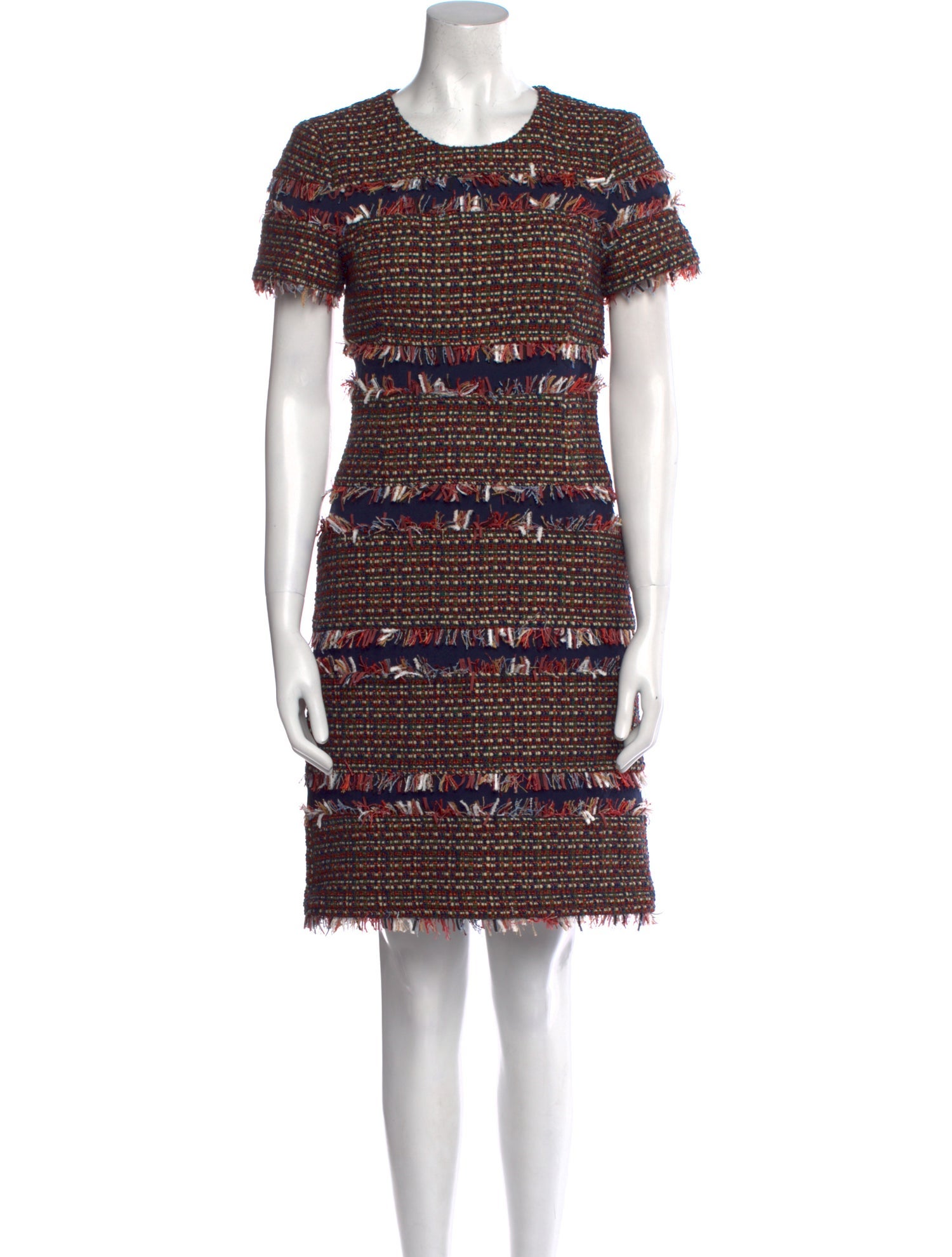 Tory Burch Tweed Pattern Knee-Length Dress w/ Tags