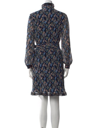 Tory Burch Floral Print Mini Dress