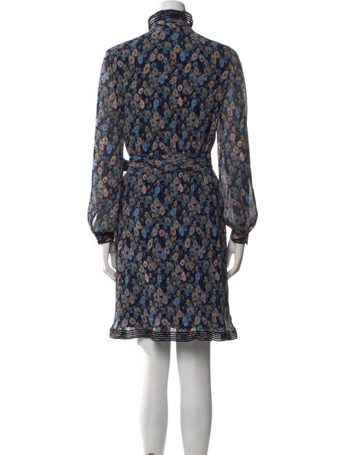 Tory Burch Floral Print Mini Dress