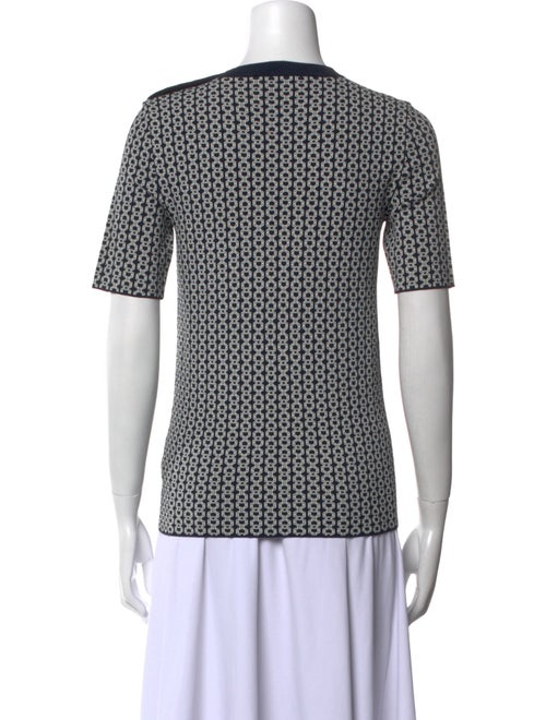 Tory Burch Printed Crew Neck T-Shirt