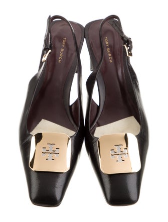 Tory Burch Leather Slingback Pumps