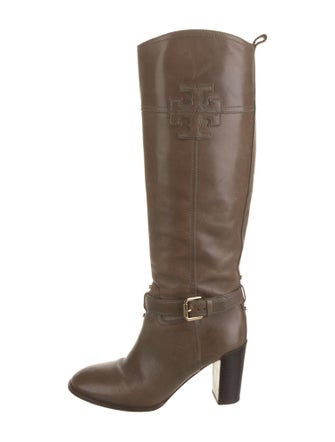 Tory Burch Leather Riding Boots
