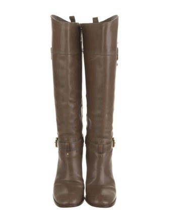 Tory Burch Leather Riding Boots