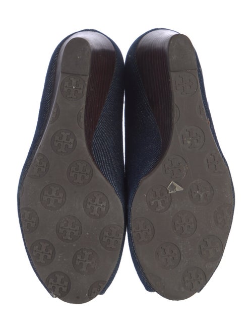 Tory Burch Denim Printed Pumps