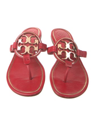 Tory Burch Leather Slides