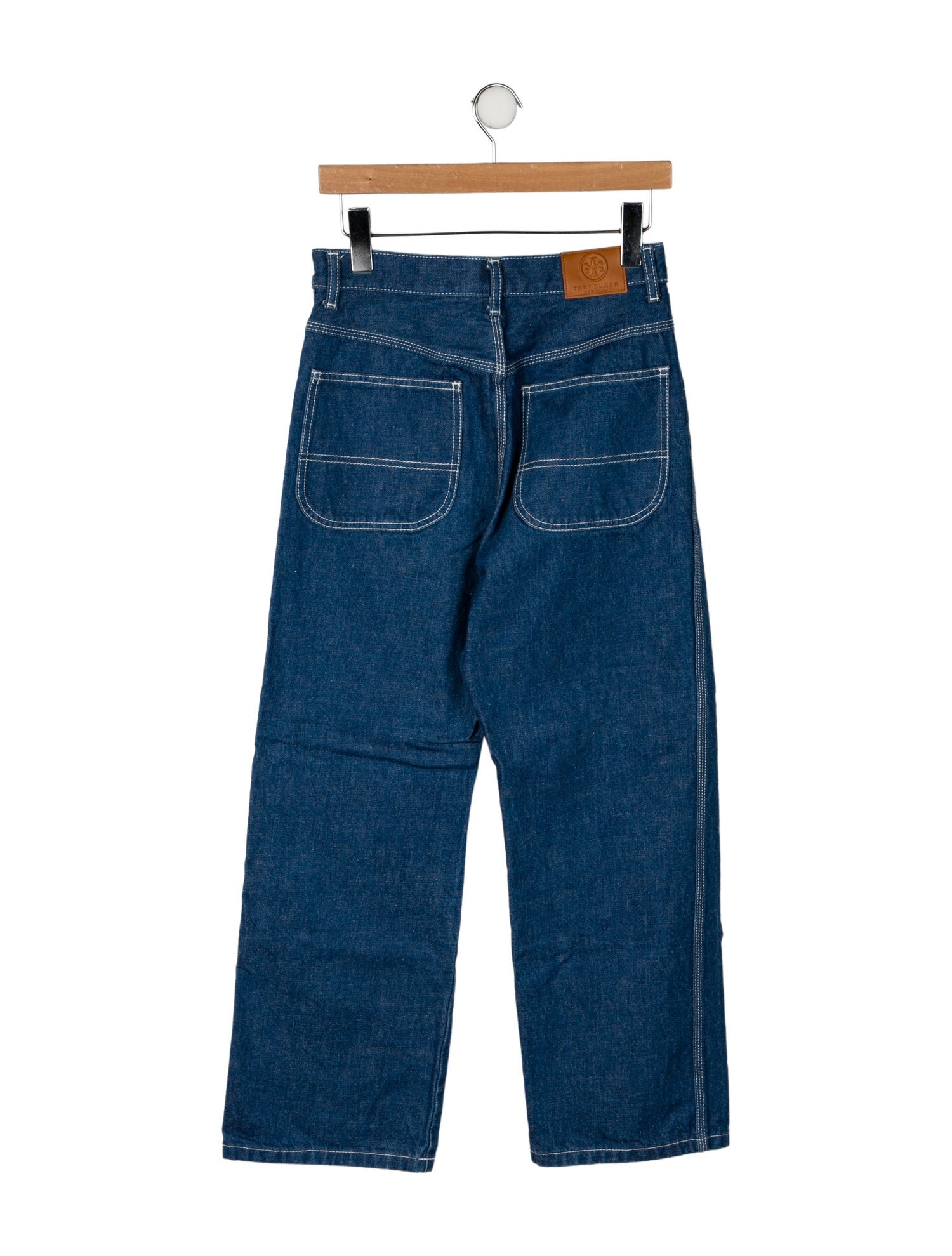 Tory Burch High-Rise Wide Leg Jeans
