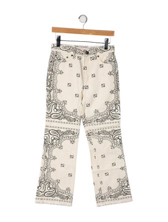 Tory Burch Printed Wide Leg Pants