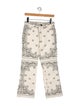 Tory Burch Printed Wide Leg Pants