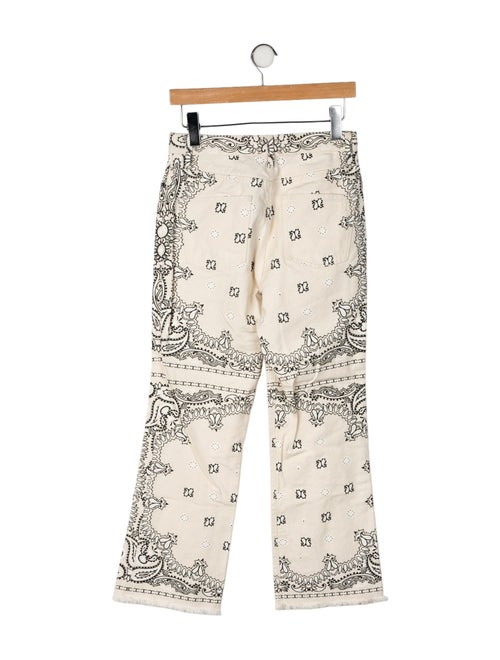Tory Burch Printed Wide Leg Pants