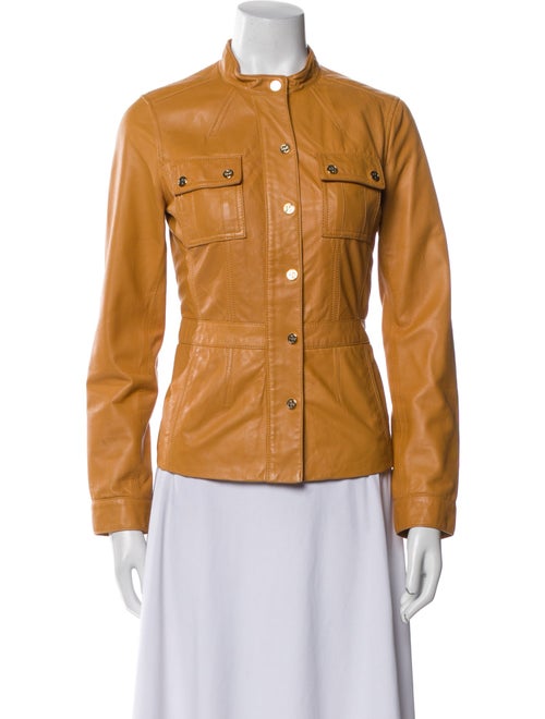 Tory Burch Leather Utility Jacket