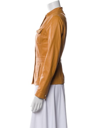 Tory Burch Leather Utility Jacket