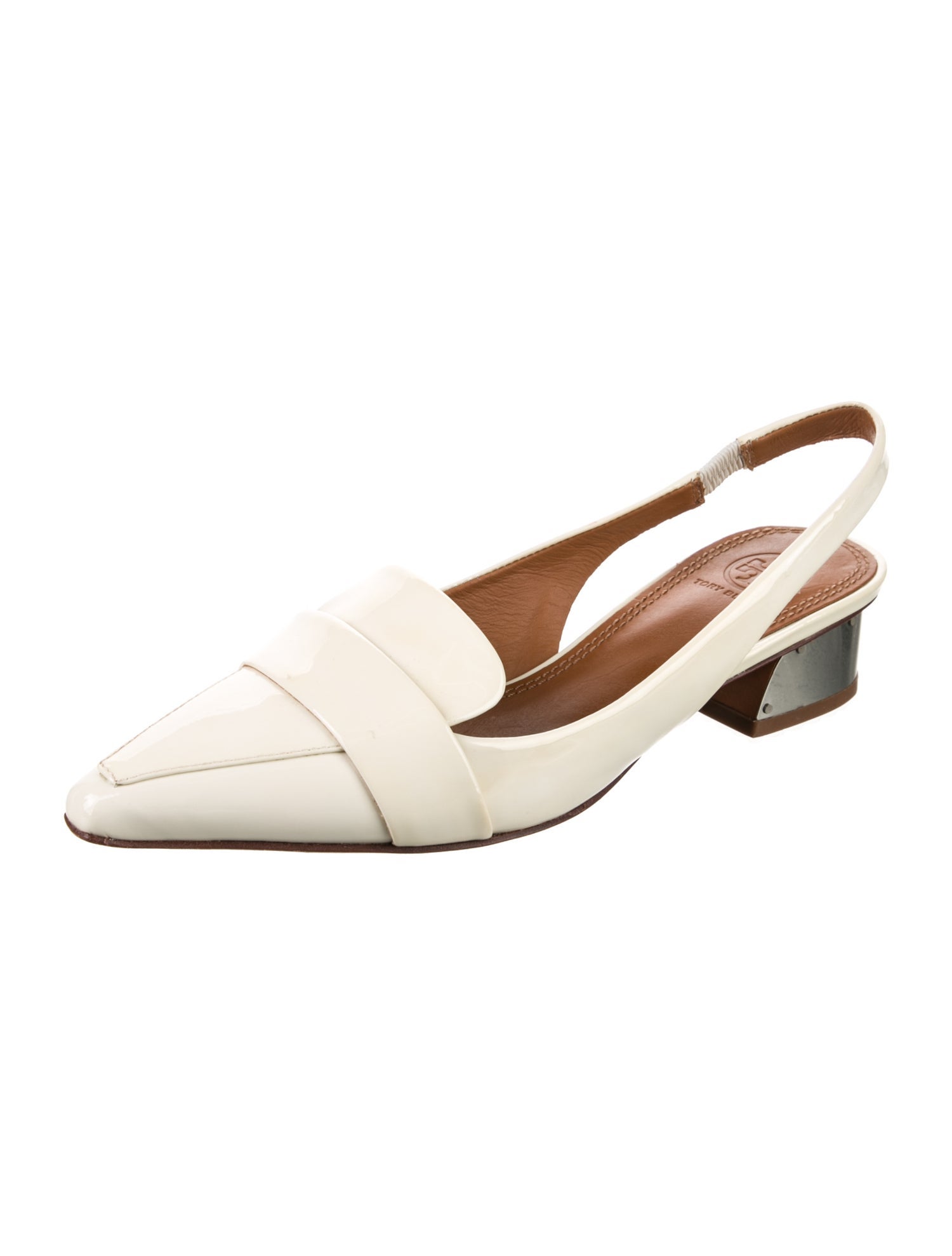 Tory Burch Patent Leather Slingback Pumps