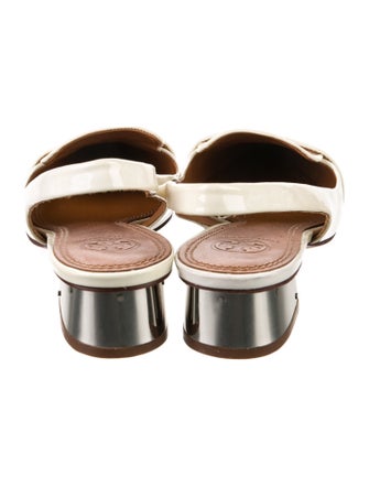 Tory Burch Patent Leather Slingback Pumps