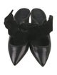 Tory Burch Leather Bow Accents Mules