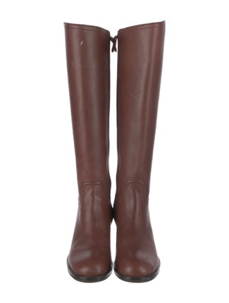 Tory Burch Leather Riding Boots