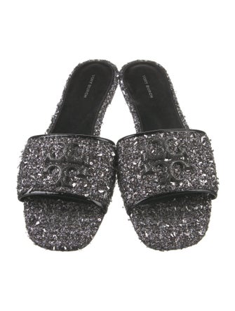 Tory Burch Glitter Slides