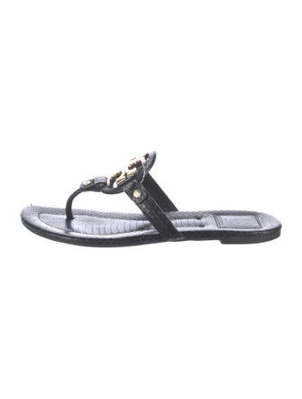 Tory Burch Leather Flip Flops