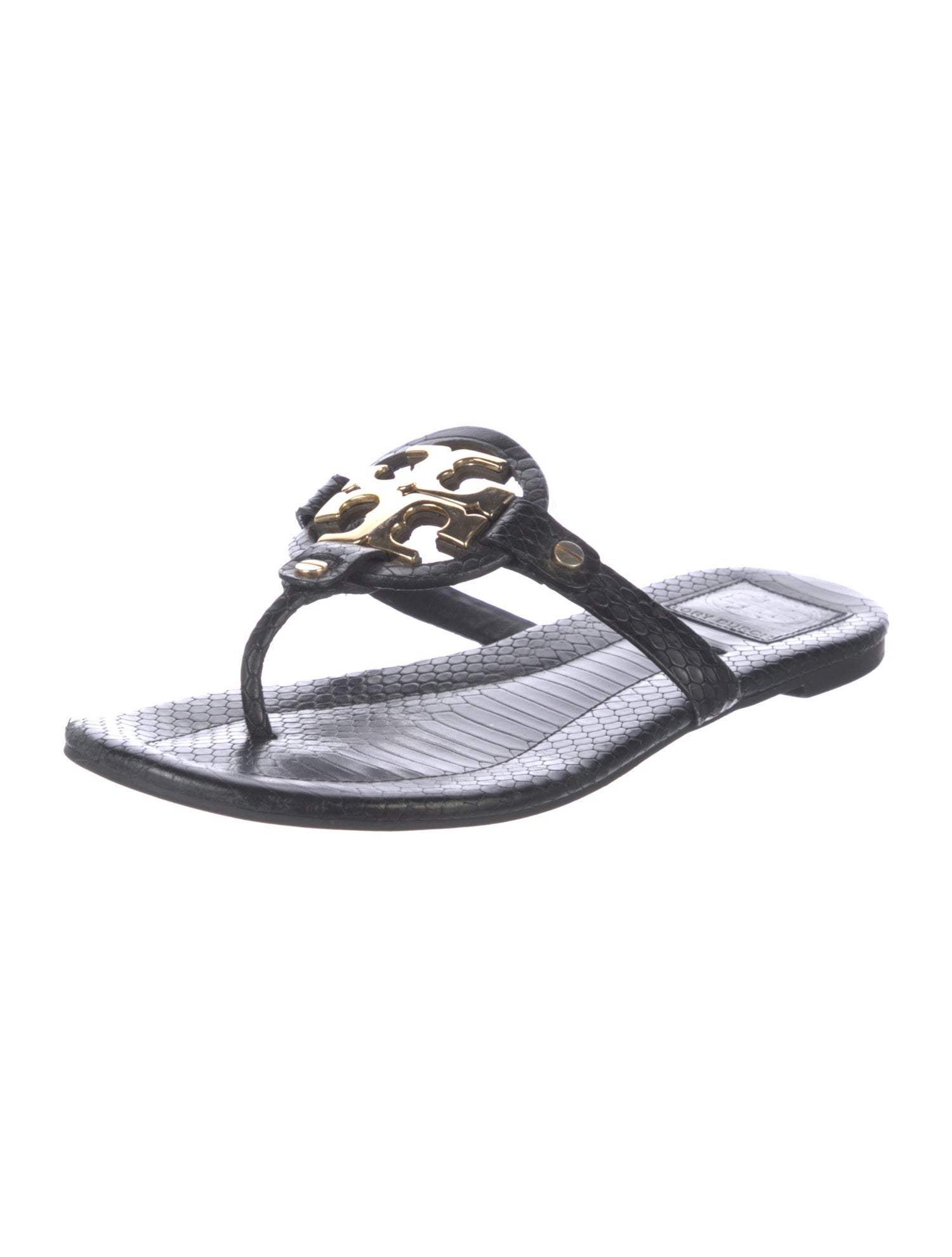Tory Burch Leather Flip Flops