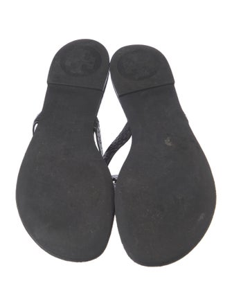 Tory Burch Leather Flip Flops