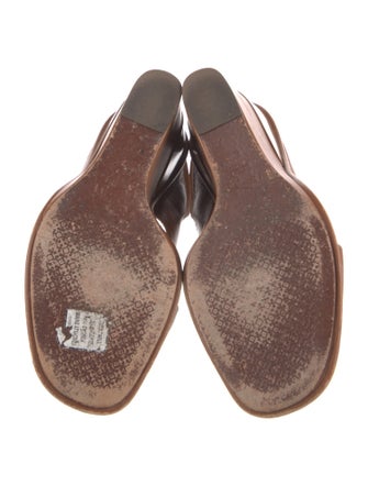 Tory Burch Leather Slingback Sandals