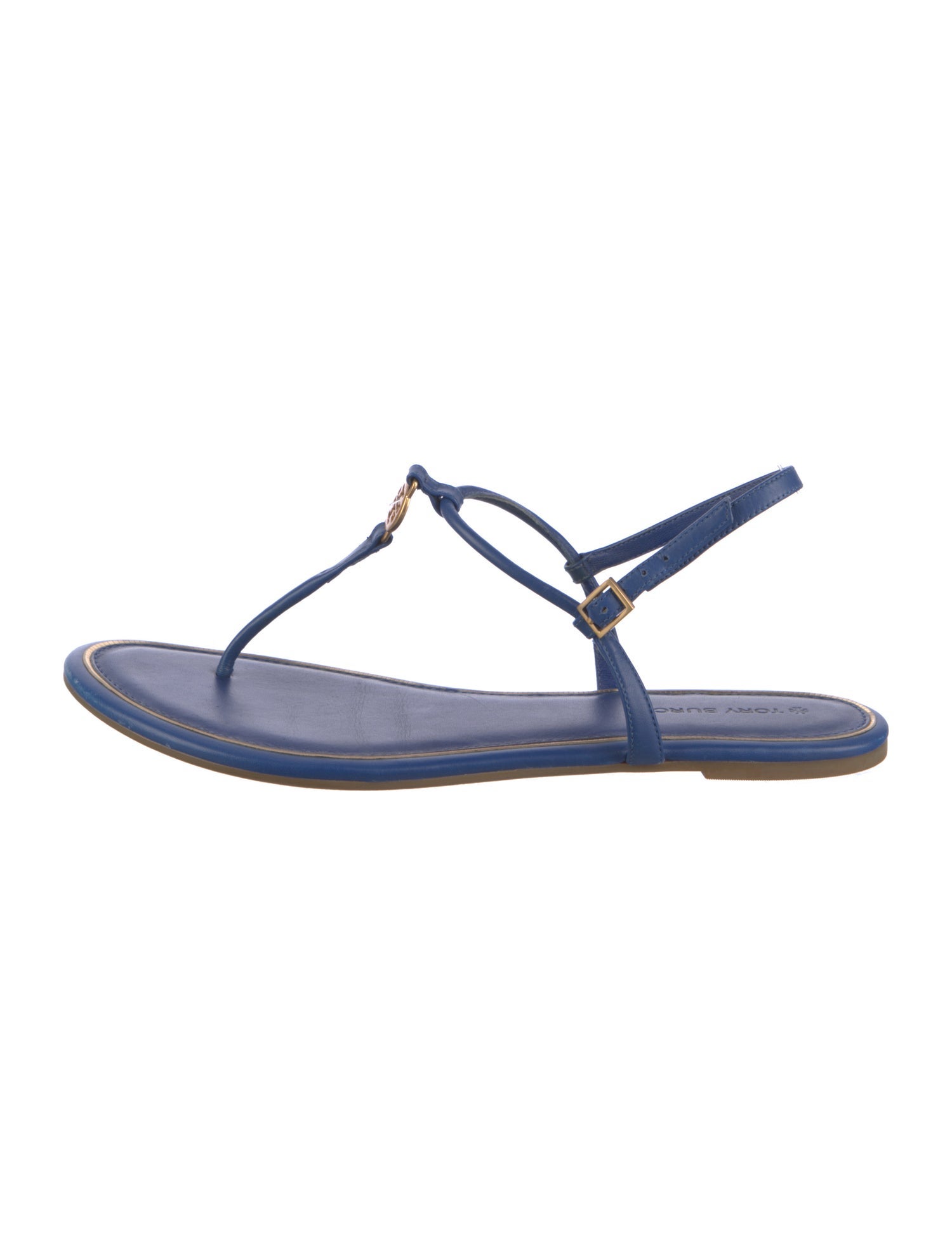 Tory Burch Leather T-Strap Sandals