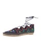 Tory Burch Canvas Floral Print Espadrilles