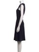 Tory Burch Merino Wool Knee-Length Dress