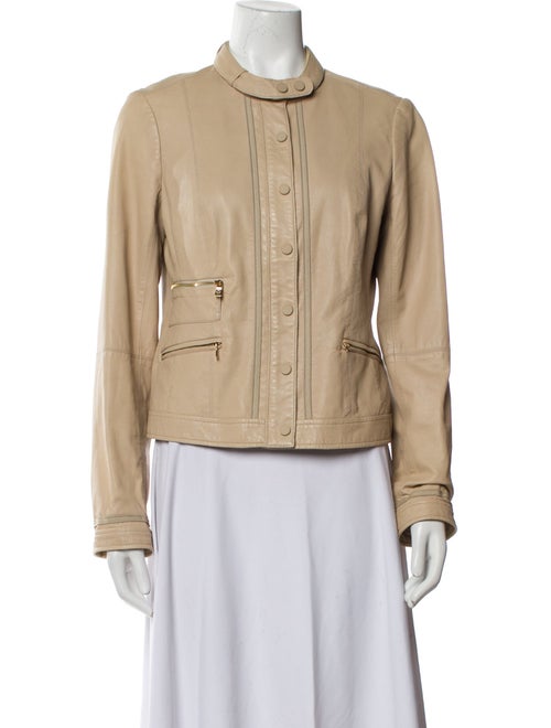 Tory Burch Leather Biker Jacket