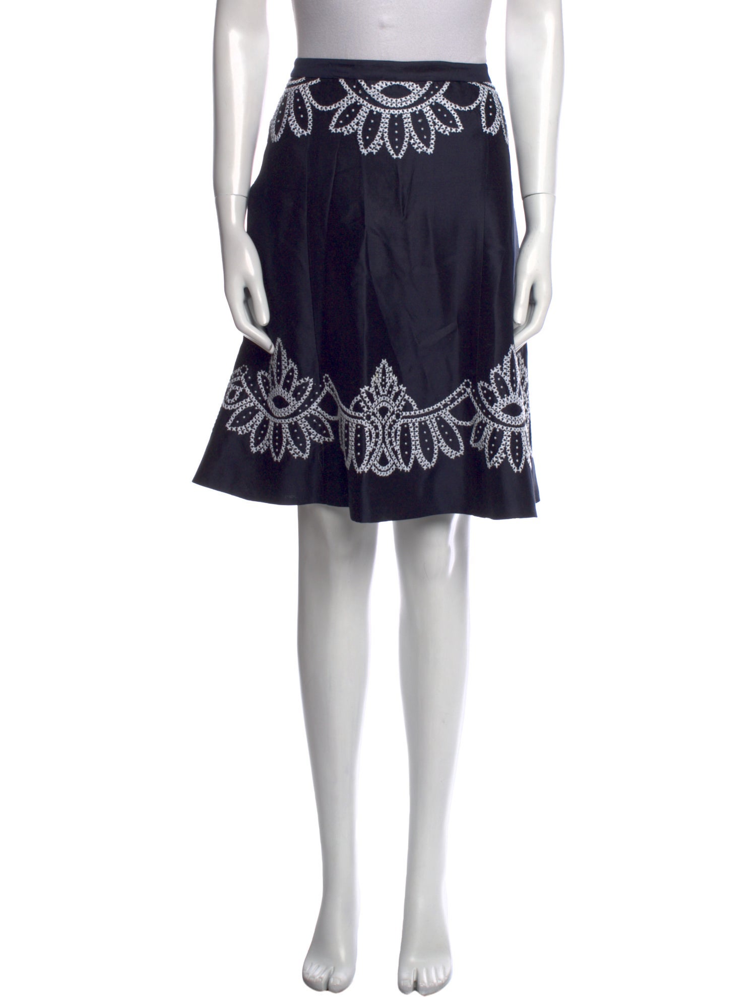 Tory Burch Silk Knee-Length Skirt