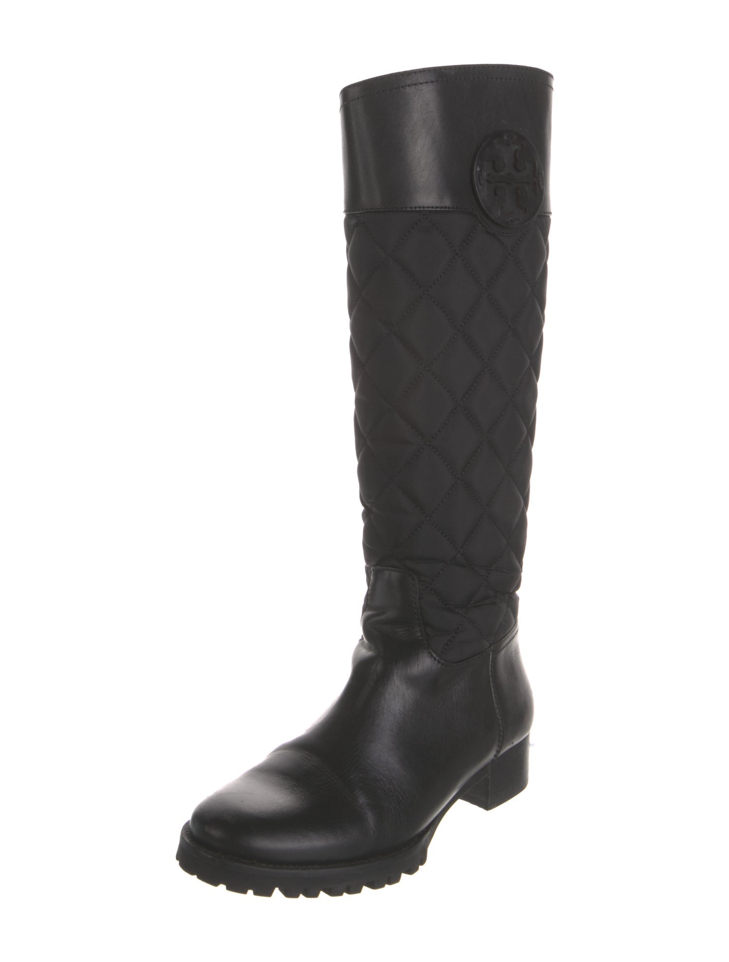 Tory Burch Leather Riding Boots