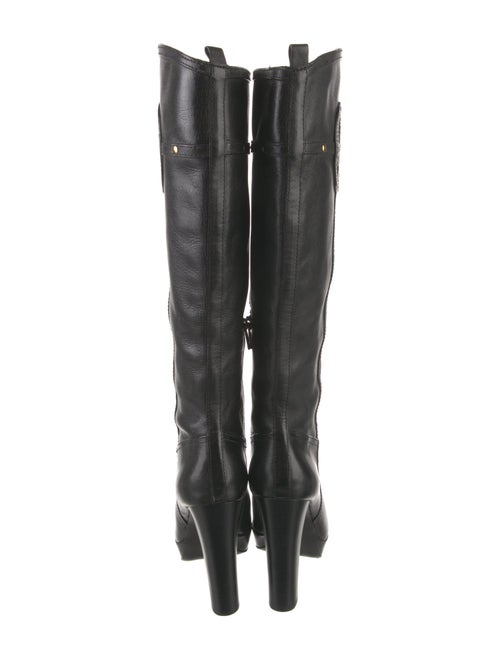Tory Burch Leather Studded Accents Boots
