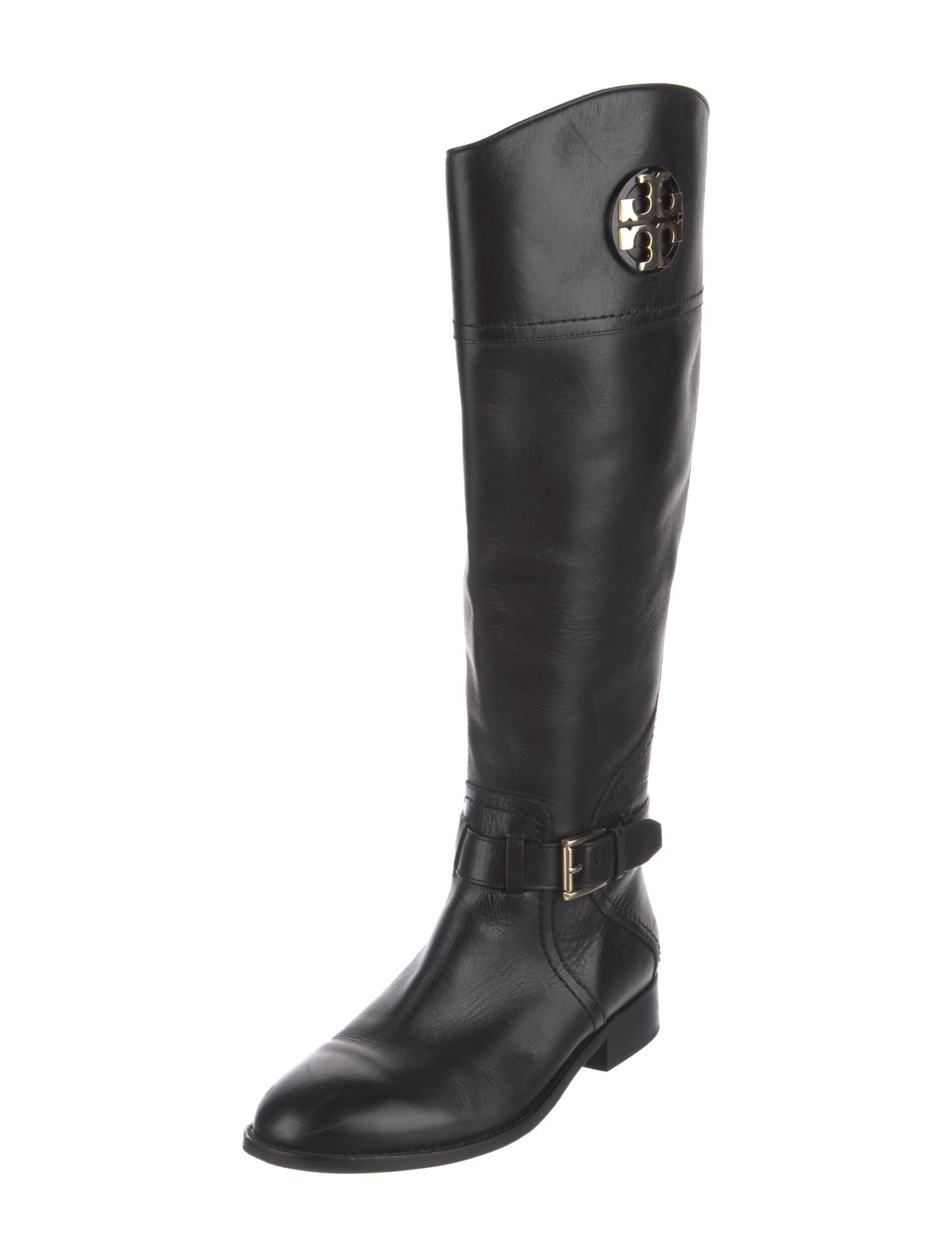 Tory Burch Leather Riding Boots