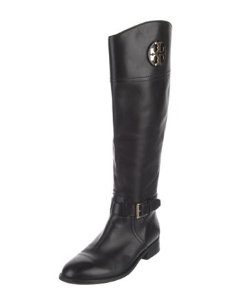 Tory Burch Leather Riding Boots