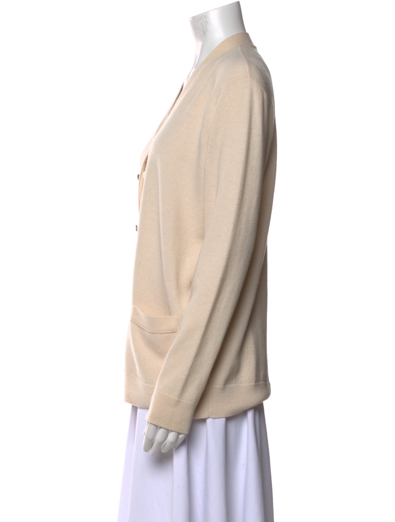 Tory Burch Merino Wool V-Neck Sweater