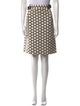 Tory Burch Polka Dot Print Knee-Length Skirt