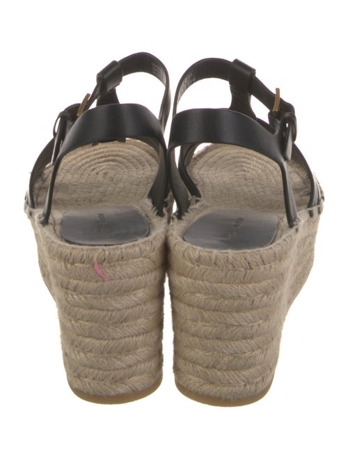 Tory Burch Leather Braided Accents Espadrilles