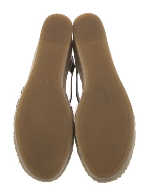 Tory Burch Leather Braided Accents Espadrilles