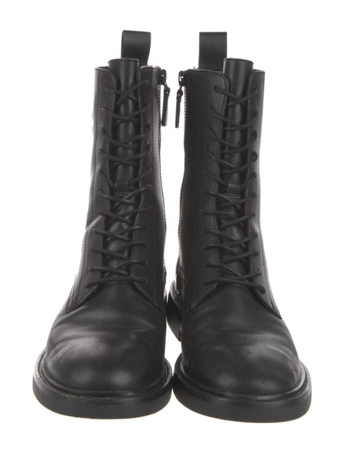 Tory Burch Leather Combat Boots
