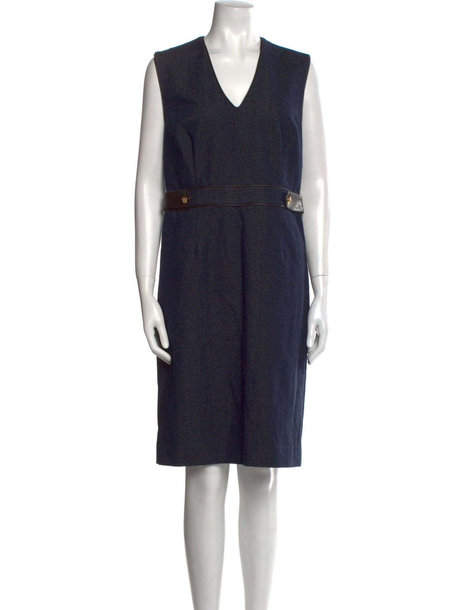 Tory Burch V-Neck Knee-Length Dress