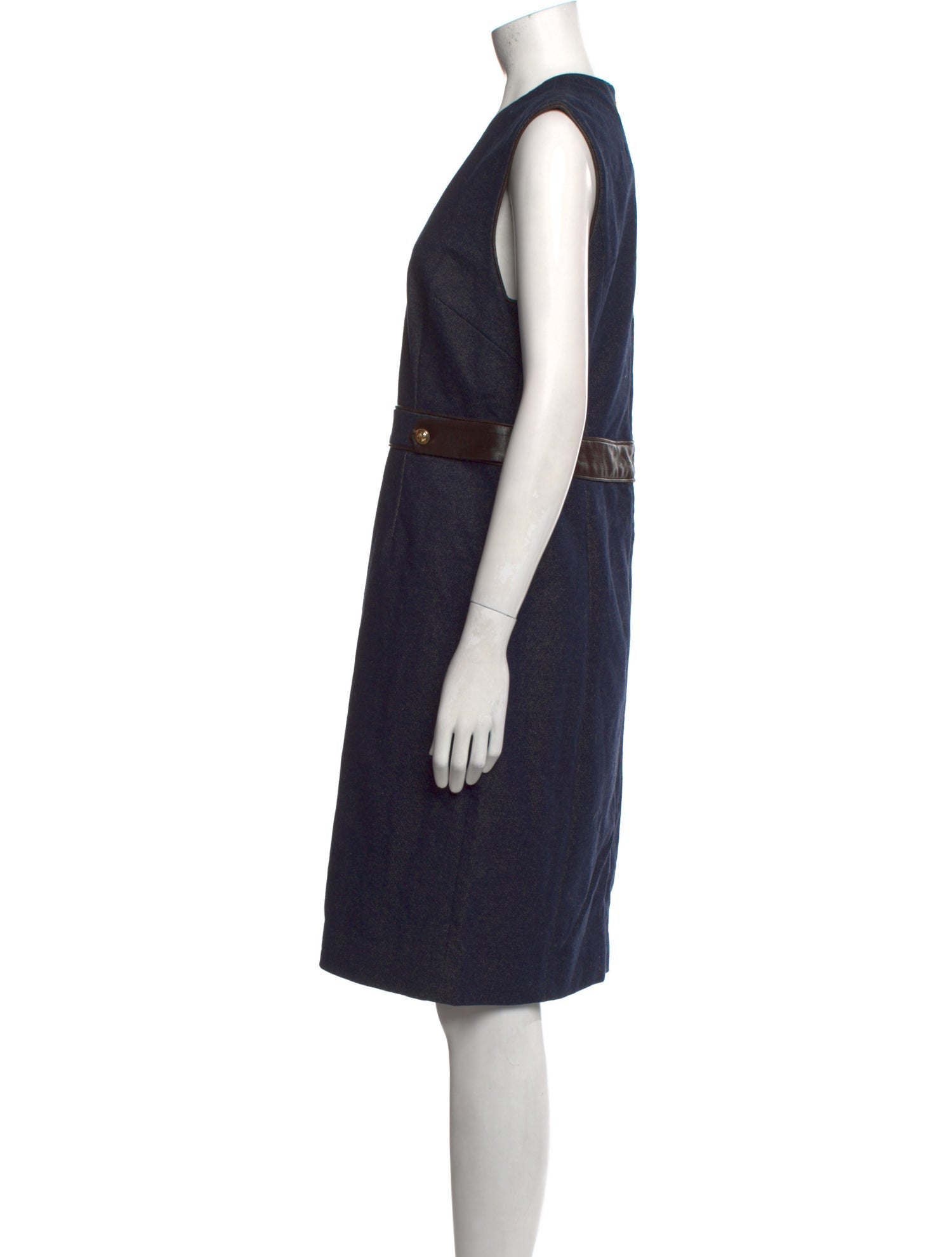Tory Burch V-Neck Knee-Length Dress