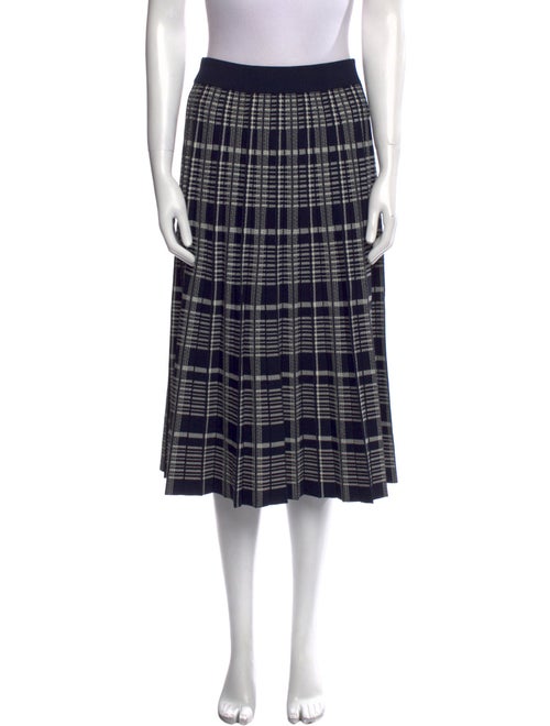 Tory Burch Plaid Print Knee-Length Skirt