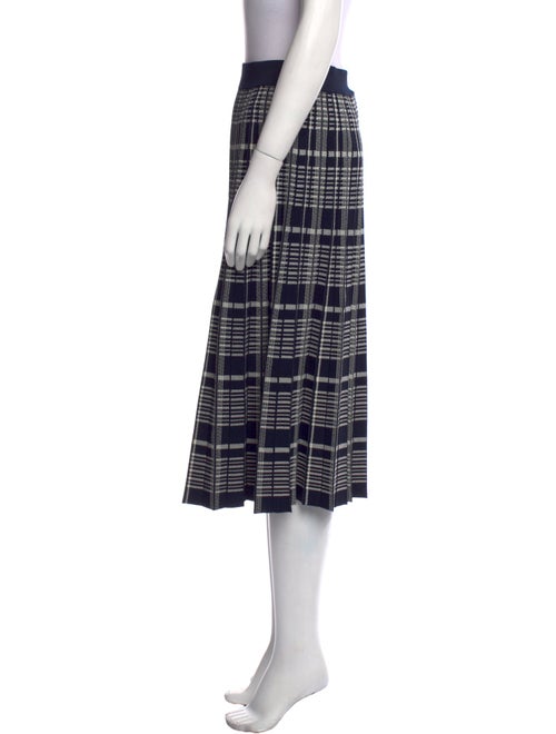 Tory Burch Plaid Print Knee-Length Skirt