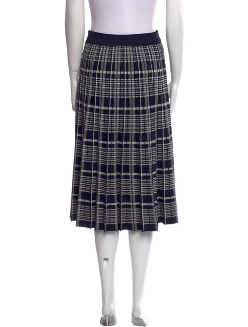 Tory Burch Plaid Print Knee-Length Skirt