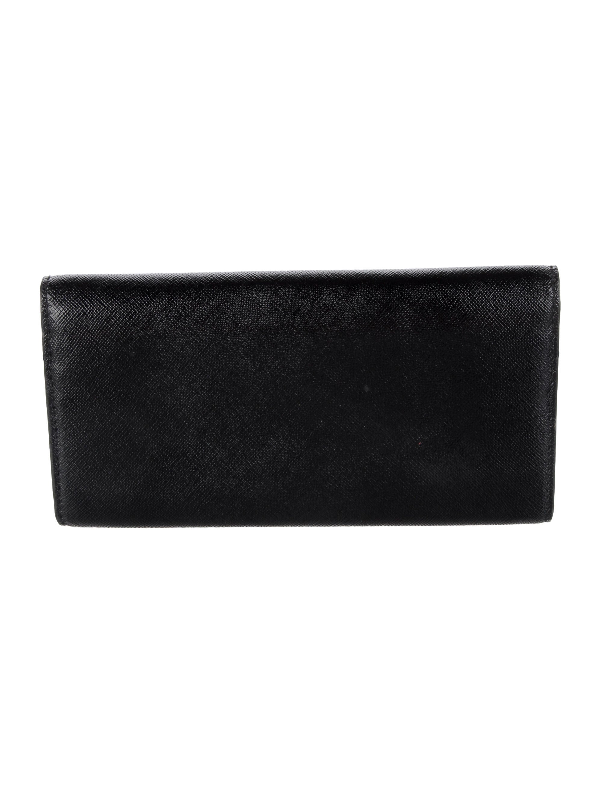 Tory Burch Leather Printed Continental Wallet