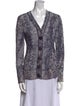 Tory Burch Linen Printed Sweater