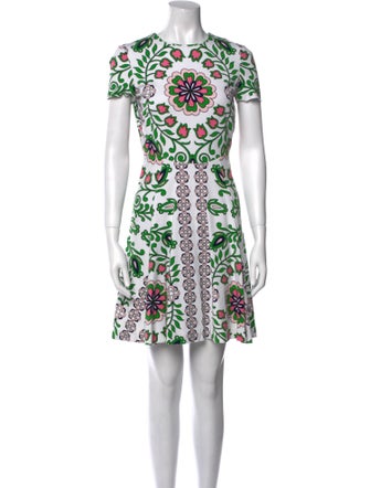 Tory Burch Floral Print Mini Dress