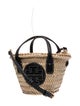 Tory Burch Raffia Top Handle Bag