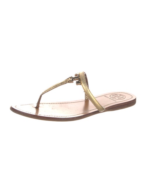 Tory Burch Leather T-Strap Sandals